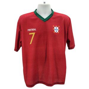N.B. Copia Non Conforme All'Originale Ronaldo Portugal #7 Football Jersey Large